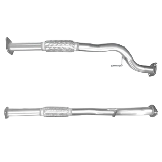 Auspuffrohr Abgasrohr Flexrohr Hosenrohr Abgaskrümmer Rohr bis EURO 3 E-Prüfzeichen für NISSAN ALMERA TINO 2.2L Di & Dci YD22DDT-Motor u.a. BM CATALYSTS