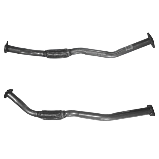 Auspuffrohr Abgasrohr Flexrohr Hosenrohr Abgaskrümmer Rohr bis EURO 3 E-Prüfzeichen für NISSAN TERRANO 3L Di TD ZD30 Motor u.a. BM CATALYSTS