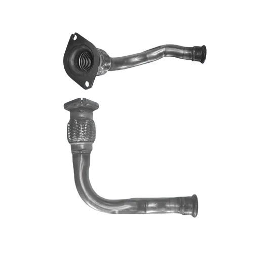 Auspuffrohr Abgasrohr Flexrohr Hosenrohr Abgaskrümmer Rohr bis EURO 3 E-Prüfzeichen für RENAULT CLIO 1.9L DTi Turbo Diesel Mk 2 F9Q780 u.a. BM CATALYSTS