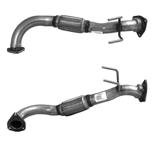 Auspuffrohr Abgasrohr Flexrohr Hosenrohr Abgaskrümmer Rohr bis EURO 3 E-Prüfzeichen für SEAT ALHAMBRA 1.9L TDi Schaltgetriebe AUY Motor u.a. BM CATALYSTS