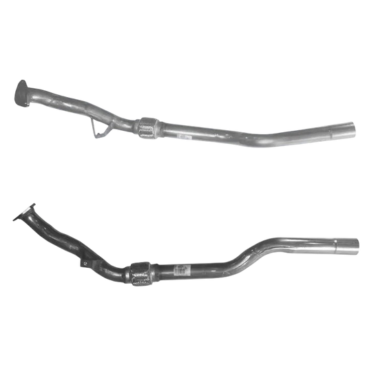 Auspuffrohr Abgasrohr Flexrohr Hosenrohr Abgaskrümmer Rohr bis EURO 3 oder 4 E-Prüfzeichen für AUDI A6 1.8L 16-V-AWT-Motor; Schaltgetriebe u.a. BM CATALYSTS
