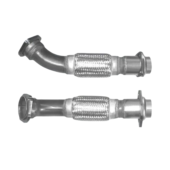 Auspuffrohr Abgasrohr Flexrohr Hosenrohr Abgaskrümmer Rohr bis EURO 3 oder 4 E-Prüfzeichen für BMW X5 3L E53 M57N306D4 u.a. BM CATALYSTS