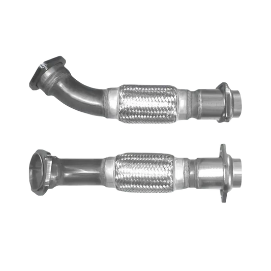 Auspuffrohr Abgasrohr Flexrohr Hosenrohr Abgaskrümmer Rohr bis EURO 3 oder 4 E-Prüfzeichen für BMW X5 3L E53 M57N306D4 u.a. BM CATALYSTS
