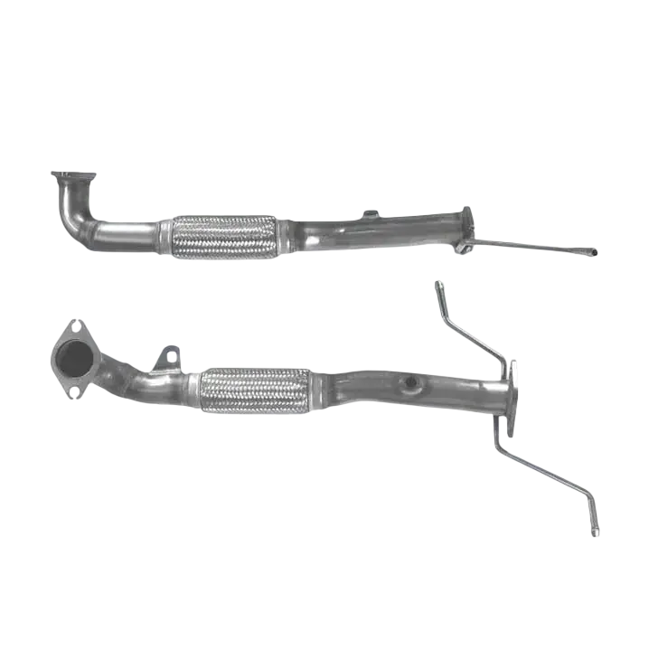 Auspuffrohr Abgasrohr Flexrohr Hosenrohr Abgaskrümmer Rohr bis EURO 3 oder 4 E-Prüfzeichen für KIA CARENS 2L Mk2 16v CVVT G4GC-Motor u.a. BM CATALYSTS