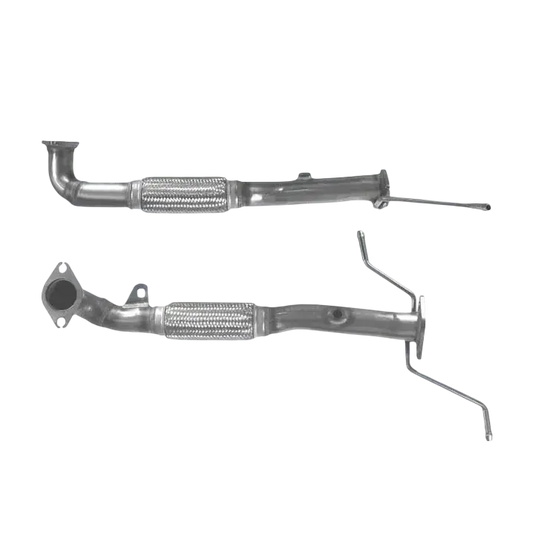 Auspuffrohr Abgasrohr Flexrohr Hosenrohr Abgaskrümmer Rohr bis EURO 3 oder 4 E-Prüfzeichen für KIA CARENS 2L Mk2 16v CVVT G4GC-Motor u.a. BM CATALYSTS