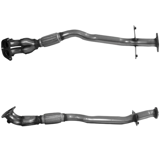 Auspuffrohr Abgasrohr Flexrohr Hosenrohr Abgaskrümmer Rohr bis EURO 3 oder 4 E-Prüfzeichen für MITSUBISHI OUTLANDER 2.4L 16v 4WD 4G69 Motor... BM CATALYSTS