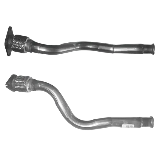 Auspuffrohr Abgasrohr Flexrohr Hosenrohr Abgaskrümmer Rohr bis EURO 3 oder 4 E-Prüfzeichen für NISSAN KUBISTAR 1.5L dCi K9K-Motor u.a. BM CATALYSTS