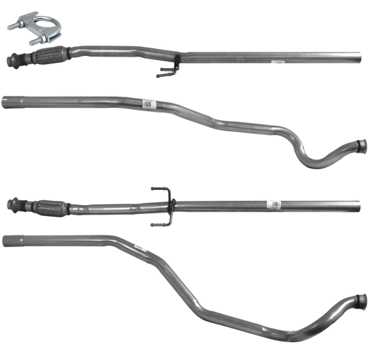 Auspuffrohr Abgasrohr Flexrohr Hosenrohr Abgaskrümmer Rohr bis EURO 3 oder 4 E-Prüfzeichen für PEUGEOT 206SW 1.4L HDi Kombi 8HZ DV4TD Motor u.a. BM CATALYSTS