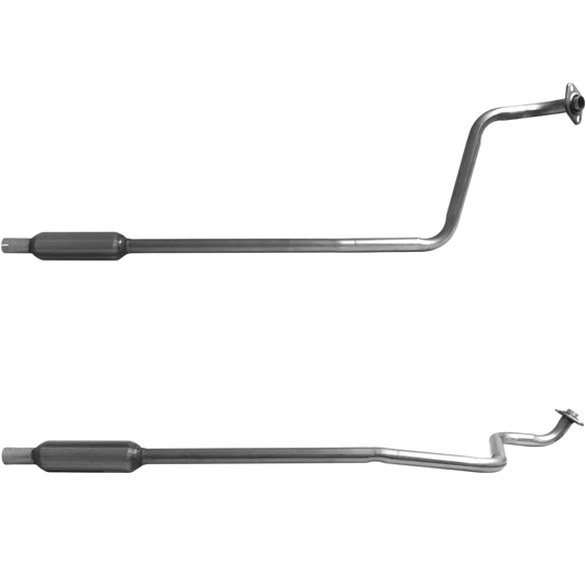 Auspuffrohr Abgasrohr Flexrohr Hosenrohr Abgaskrümmer Rohr bis EURO 3 oder 4 E-Prüfzeichen für TOYOTA YARIS 1L VVTi 1SZ-FE-Motor u.a. BM CATALYSTS