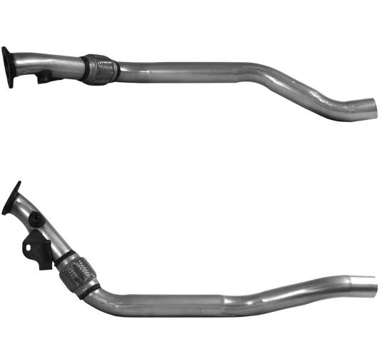 Auspuffrohr Abgasrohr Flexrohr Hosenrohr Abgaskrümmer Rohr bis EURO 4 E-Prüfzeichen für AUDI A4 1.9L TDi BRB-Motor; DPF u.a. BM CATALYSTS