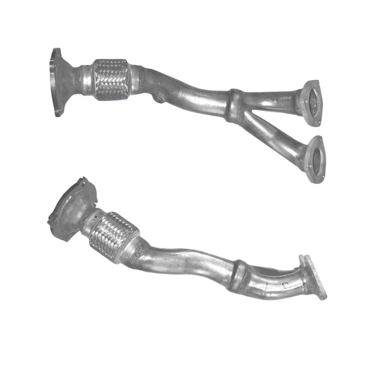 Auspuffrohr Abgasrohr Flexrohr Hosenrohr Abgaskrümmer Rohr bis EURO 4 E-Prüfzeichen für AUDI TT 1.8L 20v Turbo Quattro 190bhp BVR u.a. BM CATALYSTS