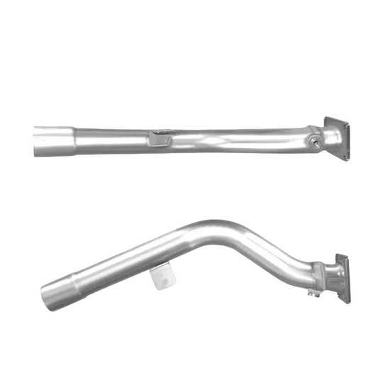 Auspuffrohr Abgasrohr Flexrohr Hosenrohr Abgaskrümmer Rohr bis EURO 4 E-Prüfzeichen für BMW 520d 2L E60;E61 M47N2 Motor DPF u.a. BM CATALYSTS