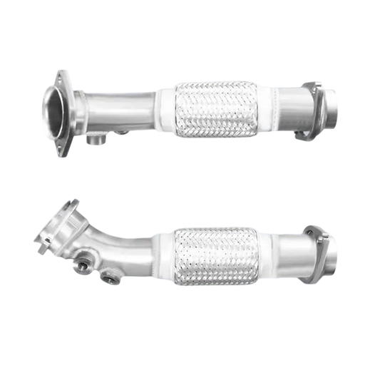 Auspuffrohr Abgasrohr Flexrohr Hosenrohr Abgaskrümmer Rohr bis EURO 4 E-Prüfzeichen für BMW X5 3L E53 M57D30 306D2 Motor; DPF; LHD u.a. BM CATALYSTS