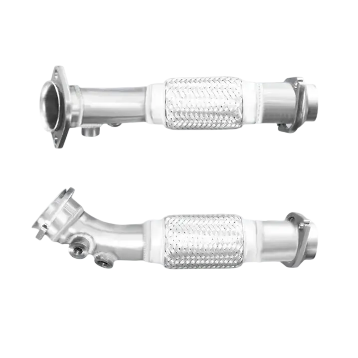 Auspuffrohr Abgasrohr Flexrohr Hosenrohr Abgaskrümmer Rohr bis EURO 4 E-Prüfzeichen für BMW X5 3L E53 M57D30 306D2 Motor; DPF; LHD u.a. BM CATALYSTS