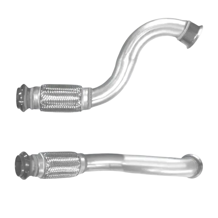 Auspuffrohr Abgasrohr Flexrohr Hosenrohr Abgaskrümmer Rohr bis EURO 4 E-Prüfzeichen für CITROEN C4 1.6L 16-V-THP-EP6DT-Motor u.a. BM CATALYSTS