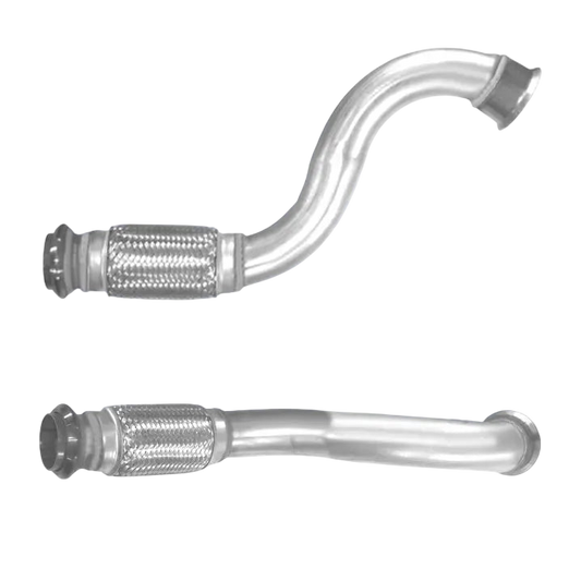 Auspuffrohr Abgasrohr Flexrohr Hosenrohr Abgaskrümmer Rohr bis EURO 4 E-Prüfzeichen für CITROEN C4 1.6L 16-V-THP-EP6DT-Motor u.a. BM CATALYSTS