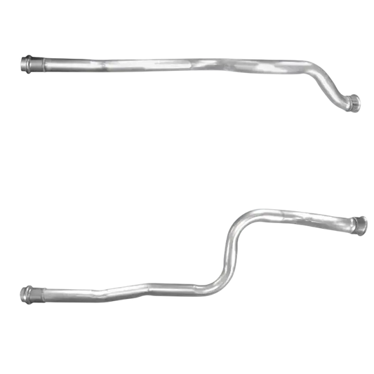 Auspuffrohr Abgasrohr Flexrohr Hosenrohr Abgaskrümmer Rohr bis EURO 4 E-Prüfzeichen für CITROEN C4 GRAND PICASSO 2L HDI DW10BTED4 Motor u.a. BM CATALYSTS