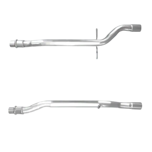 Auspuffrohr Abgasrohr Flexrohr Hosenrohr Abgaskrümmer Rohr bis EURO 4 E-Prüfzeichen für CITROEN C5 2L Mk.2 HDi DW10BTED4 Motor DPF-Modell u.a. BM CATALYSTS