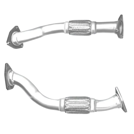 Auspuffrohr Abgasrohr Flexrohr Hosenrohr Abgaskrümmer Rohr bis EURO 4 E-Prüfzeichen für CITROEN RELAIS 3L HDi F1CE0481D F30DT Motor u.a. BM CATALYSTS