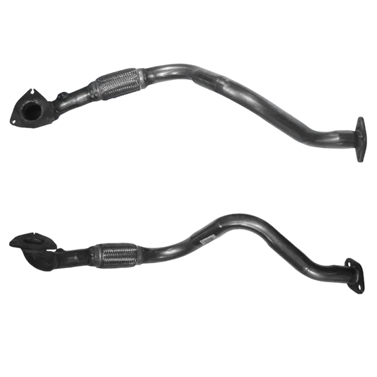 Auspuffrohr Abgasrohr Flexrohr Hosenrohr Abgaskrümmer Rohr bis EURO 4 E-Prüfzeichen für DAEWOO KALOS 1.4L 8-V-F14S3-Motor u.a. BM CATALYSTS