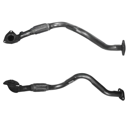 Auspuffrohr Abgasrohr Flexrohr Hosenrohr Abgaskrümmer Rohr bis EURO 4 E-Prüfzeichen für DAEWOO KALOS 1.4L 8-V-F14S3-Motor u.a. BM CATALYSTS