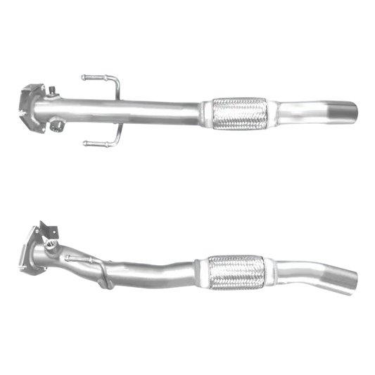Auspuffrohr Abgasrohr Flexrohr Hosenrohr Abgaskrümmer Rohr bis EURO 4 E-Prüfzeichen für FIAT FIORINO 1.3L MJTD 199A2.000 Motor u.a. BM CATALYSTS