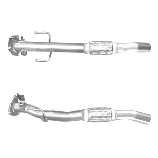 Auspuffrohr Abgasrohr Flexrohr Hosenrohr Abgaskrümmer Rohr bis EURO 4 E-Prüfzeichen für FIAT FIORINO 1.3L MJTD 199A2.000 Motor u.a. BM CATALYSTS
