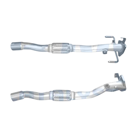 Auspuffrohr Abgasrohr Flexrohr Hosenrohr Abgaskrümmer Rohr bis EURO 4 E-Prüfzeichen für FIAT GRANDE PUNTO 1.3L MJTD 199A2 Motor Kat zum DPF... BM CATALYSTS