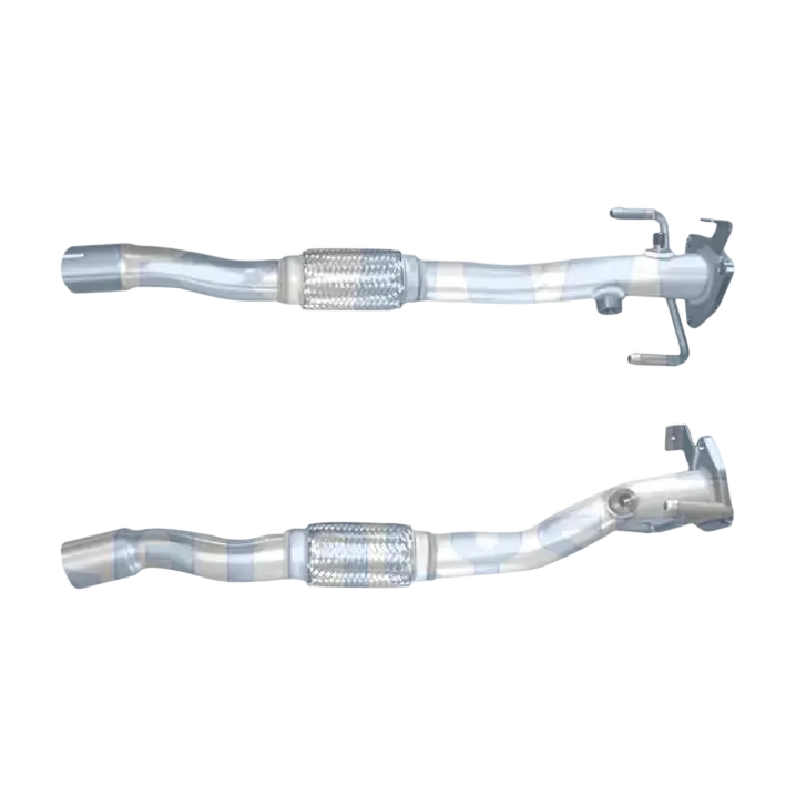 Auspuffrohr Abgasrohr Flexrohr Hosenrohr Abgaskrümmer Rohr bis EURO 4 E-Prüfzeichen für FIAT GRANDE PUNTO 1.3L MJTD 199A2 Motor Kat zum DPF... BM CATALYSTS