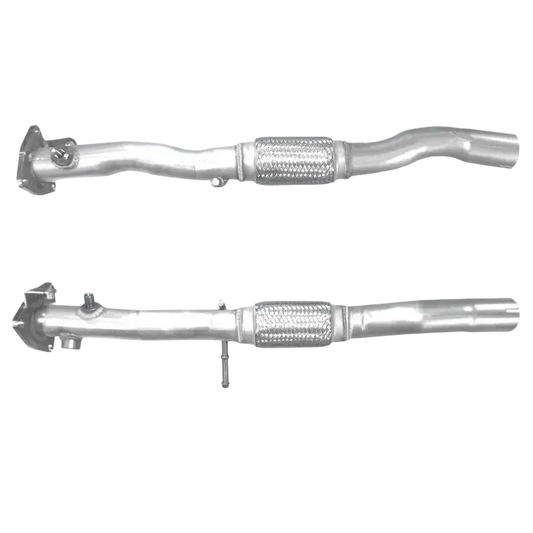 Auspuffrohr Abgasrohr Flexrohr Hosenrohr Abgaskrümmer Rohr bis EURO 4 E-Prüfzeichen für FIAT IDEE 1.3L MJTD 199A3 Motor; DPF; 1. C/Rohr u.a. BM CATALYSTS