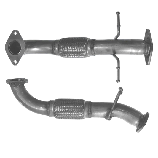 Auspuffrohr Abgasrohr Flexrohr Hosenrohr Abgaskrümmer Rohr bis EURO 4 E-Prüfzeichen für FORD C-MAX 1.6L TDCi G8DC; MTDA-Motor; DPF und nicht... BM CATALYSTS
