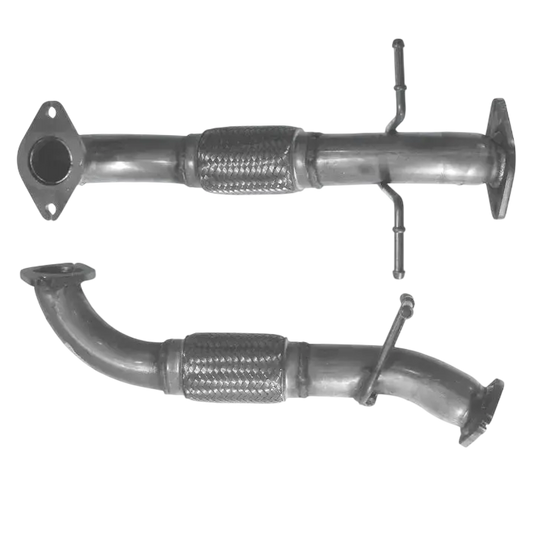 Auspuffrohr Abgasrohr Flexrohr Hosenrohr Abgaskrümmer Rohr bis EURO 4 E-Prüfzeichen für FORD C-MAX 1.6L TDCi G8DC; MTDA-Motor; DPF und nicht... BM CATALYSTS
