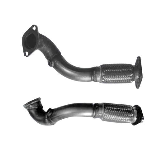 Auspuffrohr Abgasrohr Flexrohr Hosenrohr Abgaskrümmer Rohr bis EURO 4 E-Prüfzeichen für FORD FIESTA 2L ST150 N4JB Motor u.a. BM CATALYSTS