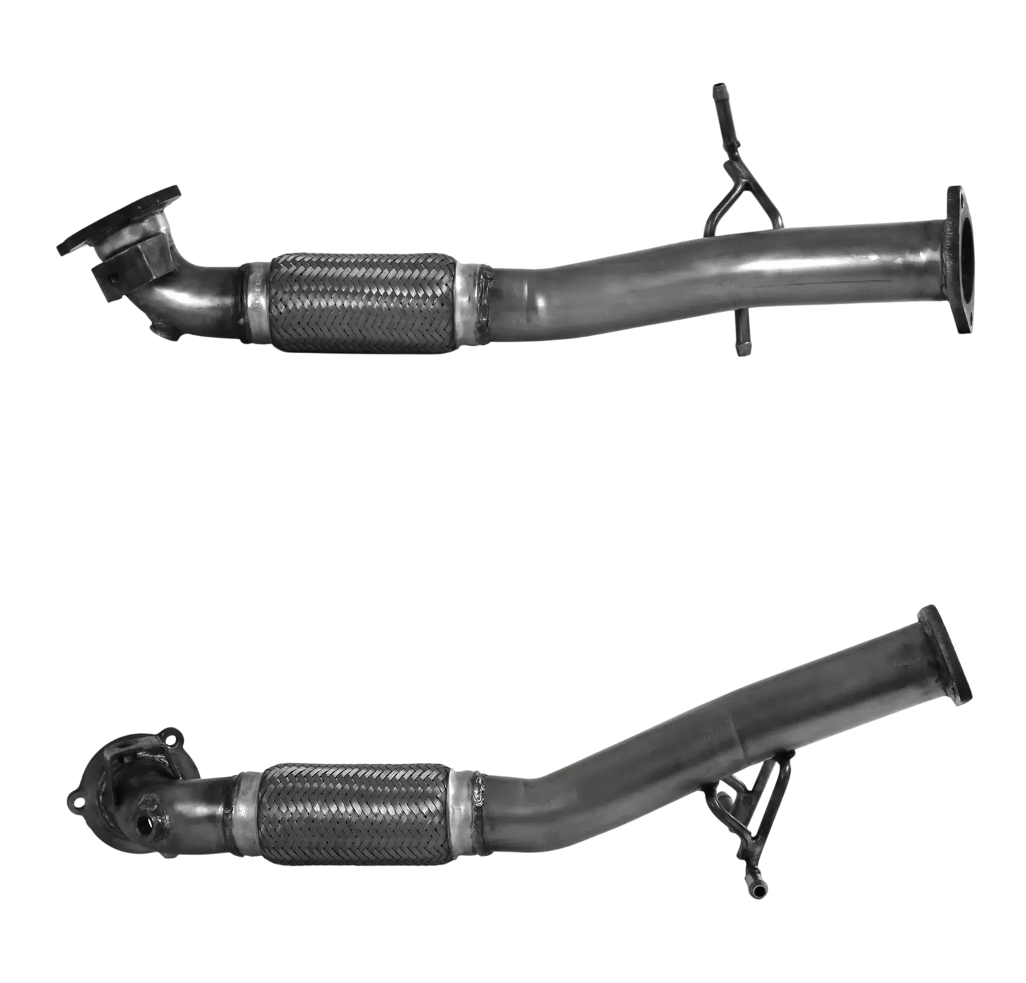 Auspuffrohr Abgasrohr Flexrohr Hosenrohr Abgaskrümmer Rohr bis EURO 4 E-Prüfzeichen für FORD FOCUS 2.5L RS JZDA Motor u.a. BM CATALYSTS
