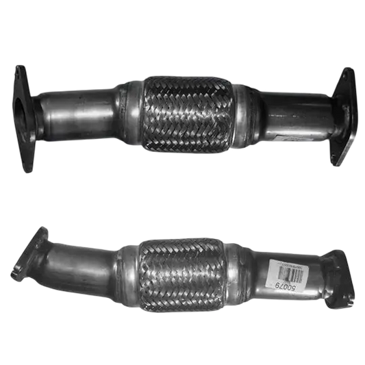 Auspuffrohr Abgasrohr Flexrohr Hosenrohr Abgaskrümmer Rohr bis EURO 4 E-Prüfzeichen für FORD FOCUS 2L Mk.1 ST170 Verbindungsrohr u.a. BM CATALYSTS