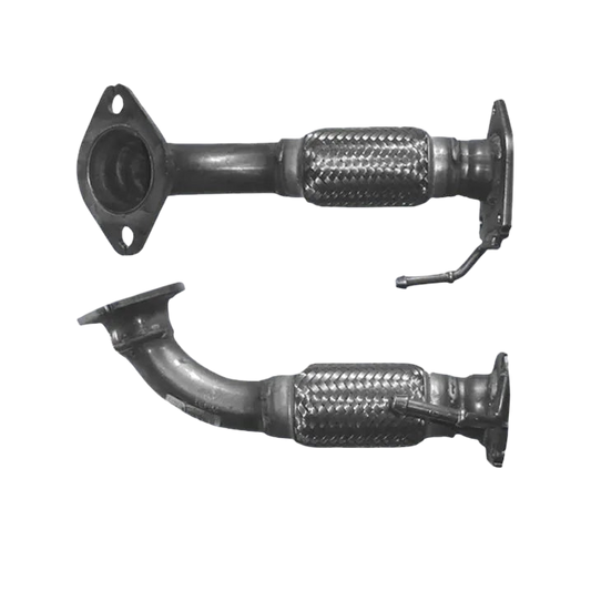 Auspuffrohr Abgasrohr Flexrohr Hosenrohr Abgaskrümmer Rohr bis EURO 4 E-Prüfzeichen für HONDA ACCORD 2.2L CDTi TD N22A1 Motor u.a. BM CATALYSTS