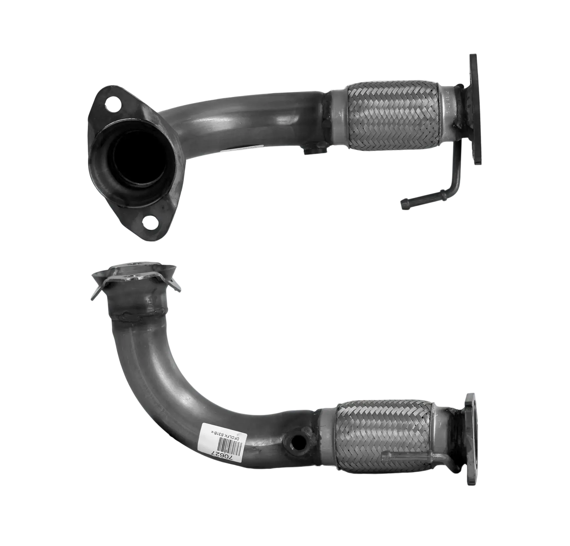 Auspuffrohr Abgasrohr Flexrohr Hosenrohr Abgaskrümmer Rohr bis EURO 4 E-Prüfzeichen für HONDA ACCORD 2.4L Vtec K24A; K24A3 Motor u.a. BM CATALYSTS