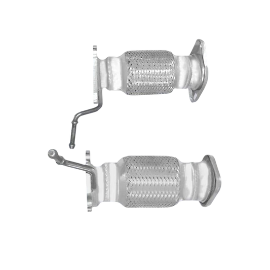 Auspuffrohr Abgasrohr Flexrohr Hosenrohr Abgaskrümmer Rohr bis EURO 4 E-Prüfzeichen für HONDA CIVIC 2.2L CDTi N22A2 Motor u.a. BM CATALYSTS