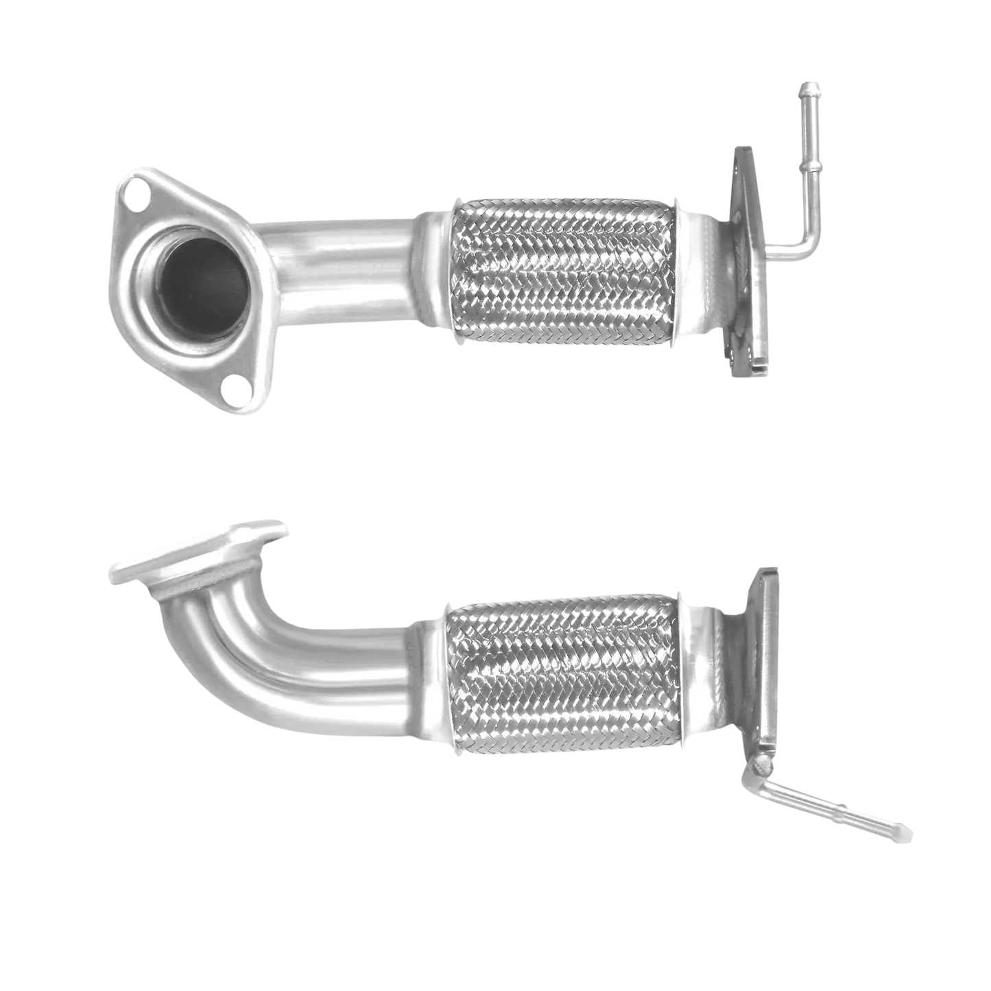 Auspuffrohr Abgasrohr Flexrohr Hosenrohr Abgaskrümmer Rohr bis EURO 4 E-Prüfzeichen für HONDA CR-V 2.2L Mk.3 i-CTDi N22A2-Motor; DPF-Modell u.a. BM CATALYSTS