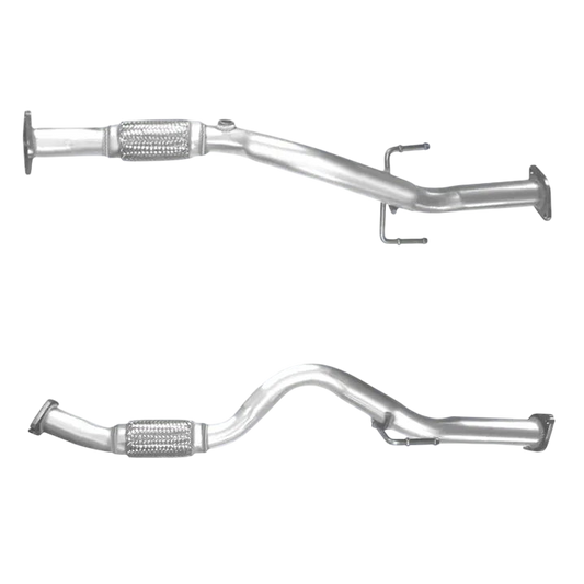 Auspuffrohr Abgasrohr Flexrohr Hosenrohr Abgaskrümmer Rohr bis EURO 4 E-Prüfzeichen für HYUNDAI ACCENT 1.4L Mk 3 G4EE-Motor u.a. BM CATALYSTS
