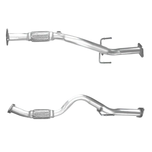 Auspuffrohr Abgasrohr Flexrohr Hosenrohr Abgaskrümmer Rohr bis EURO 4 E-Prüfzeichen für HYUNDAI ACCENT 1.4L Mk 3 G4EE-Motor u.a. BM CATALYSTS
