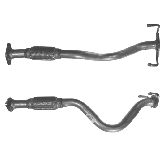 Auspuffrohr Abgasrohr Flexrohr Hosenrohr Abgaskrümmer Rohr bis EURO 4 E-Prüfzeichen für HYUNDAI GETZ 1.1L 12-V-G4HD-Motor u.a. BM CATALYSTS