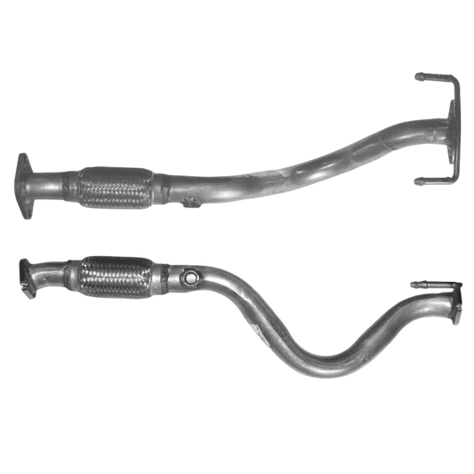 Auspuffrohr Abgasrohr Flexrohr Hosenrohr Abgaskrümmer Rohr bis EURO 4 E-Prüfzeichen für HYUNDAI GETZ 1.4L 16-V-G4EE-Motor u.a. BM CATALYSTS