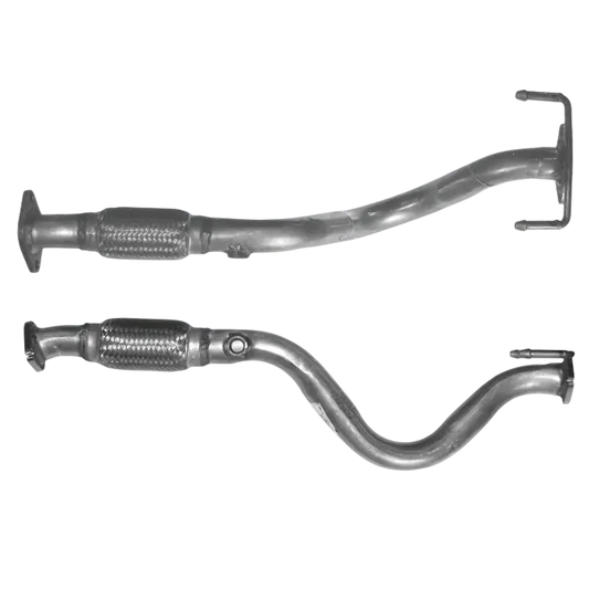 Auspuffrohr Abgasrohr Flexrohr Hosenrohr Abgaskrümmer Rohr bis EURO 4 E-Prüfzeichen für HYUNDAI GETZ 1.4L 16-V-G4EE-Motor u.a. BM CATALYSTS