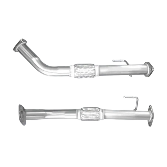 Auspuffrohr Abgasrohr Flexrohr Hosenrohr Abgaskrümmer Rohr bis EURO 4 E-Prüfzeichen für HYUNDAI H1 2.5L CRDi D4CB-Motor u.a. BM CATALYSTS