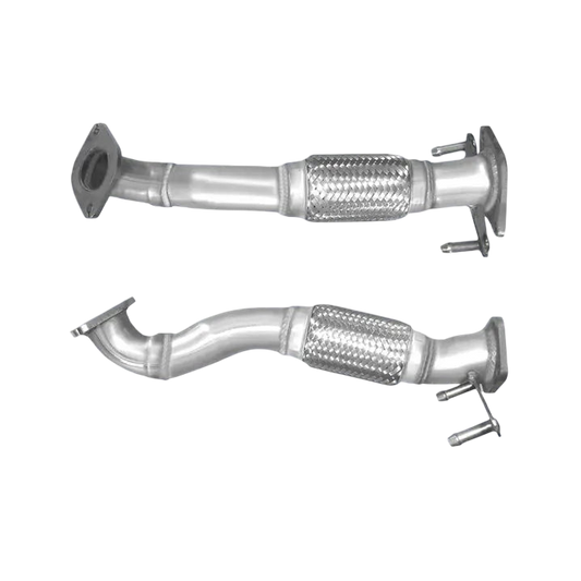 Auspuffrohr Abgasrohr Flexrohr Hosenrohr Abgaskrümmer Rohr bis EURO 4 E-Prüfzeichen für HYUNDAI SANTA FE 2.2L CRDi D4EB-Motor; DPF und... BM CATALYSTS
