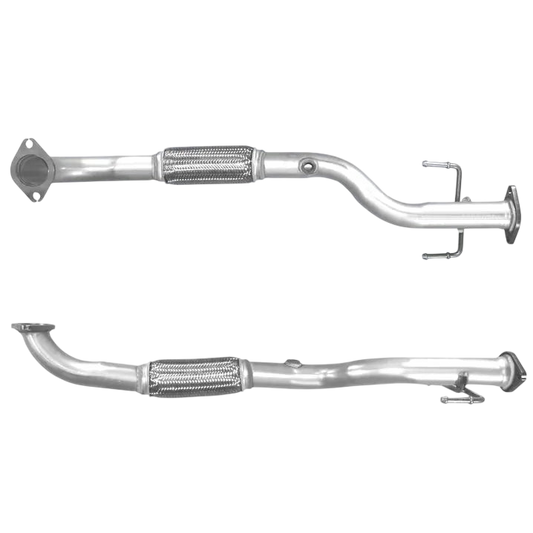 Auspuffrohr Abgasrohr Flexrohr Hosenrohr Abgaskrümmer Rohr bis EURO 4 E-Prüfzeichen für HYUNDAI TRAJET 2L 16-V-G4GC-Motor u.a. BM CATALYSTS