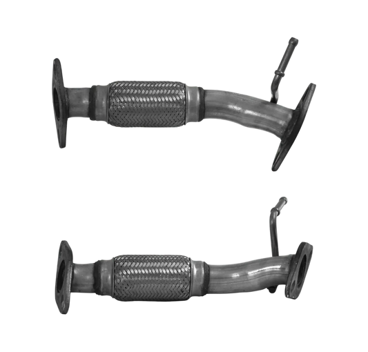 Auspuffrohr Abgasrohr Flexrohr Hosenrohr Abgaskrümmer Rohr bis EURO 4 E-Prüfzeichen für HYUNDAI i30 1.4L 16-V-G4FA-Motor u.a. BM CATALYSTS