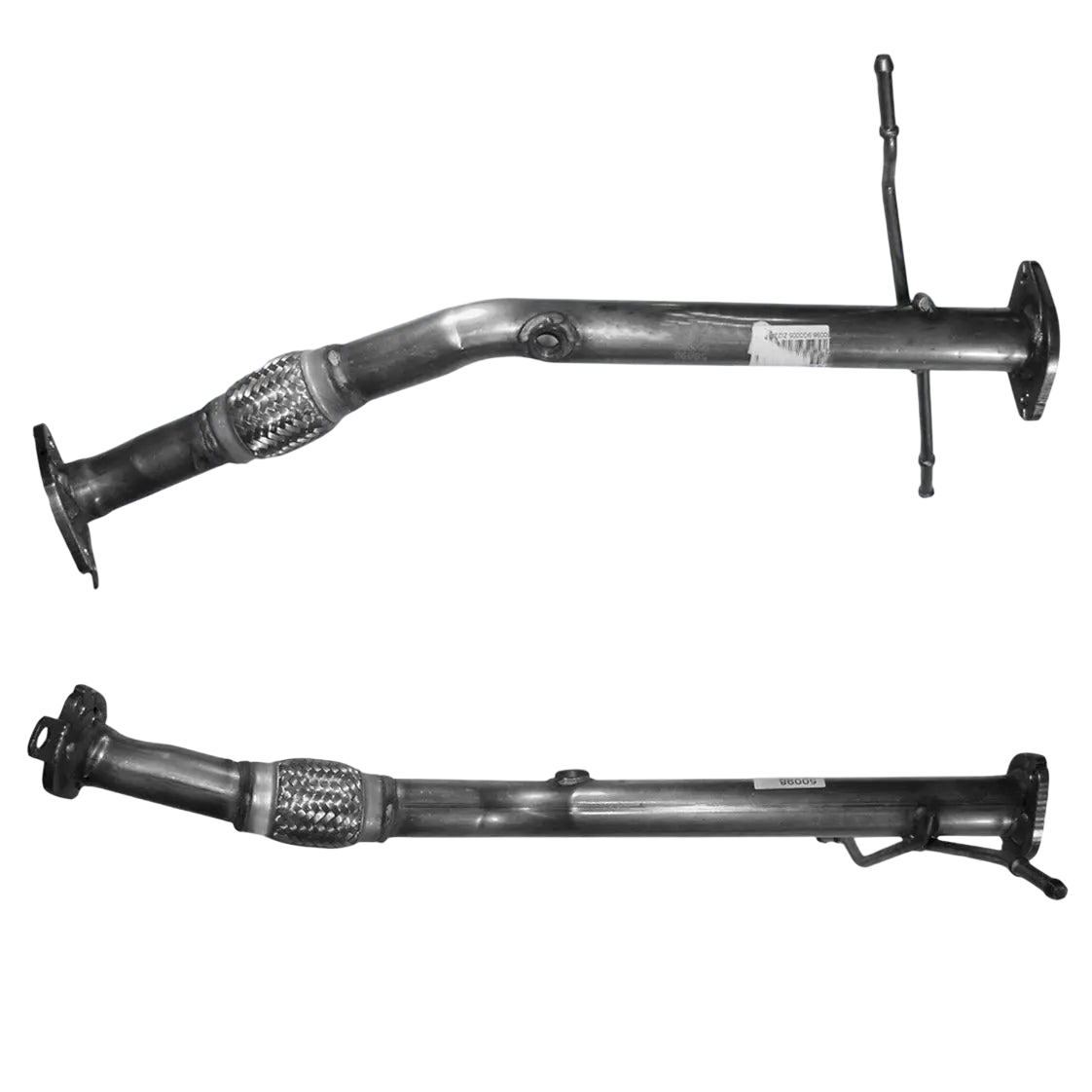 Auspuffrohr Abgasrohr Flexrohr Hosenrohr Abgaskrümmer Rohr bis EURO 4 E-Prüfzeichen für KIA RIO 1.3L Maniverter zu m/box u.a. BM CATALYSTS
