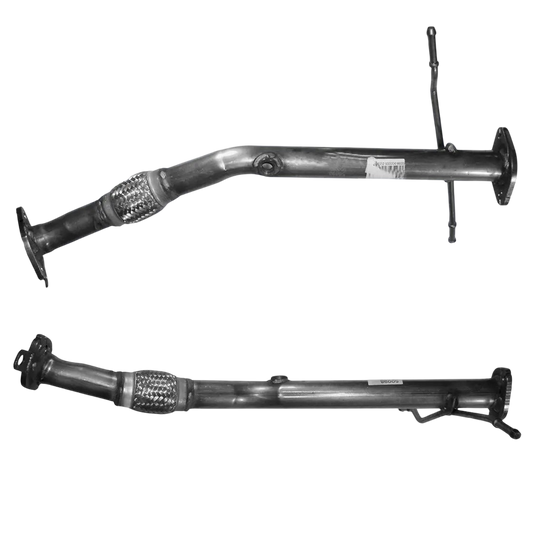 Auspuffrohr Abgasrohr Flexrohr Hosenrohr Abgaskrümmer Rohr bis EURO 4 E-Prüfzeichen für KIA RIO 1.3L Maniverter zu m/box u.a. BM CATALYSTS